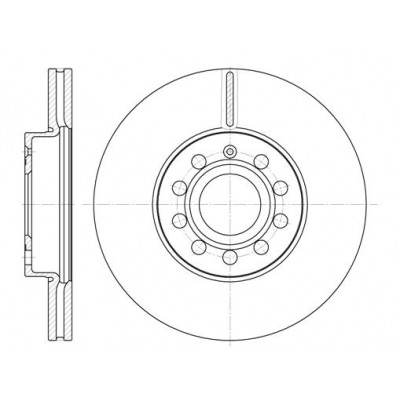 Гальмівний диск REMSA 6648.10 Вінниця - фото 1