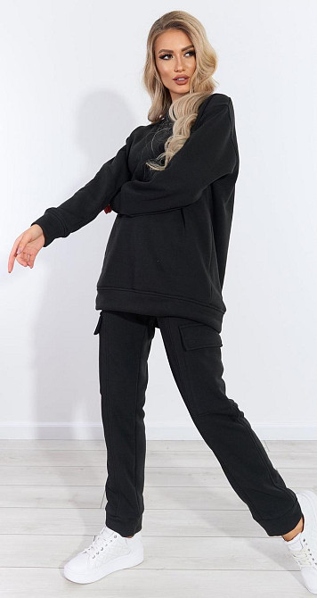 Теплий костюм на флісі з великими кишенями (42) Київ - фото 5