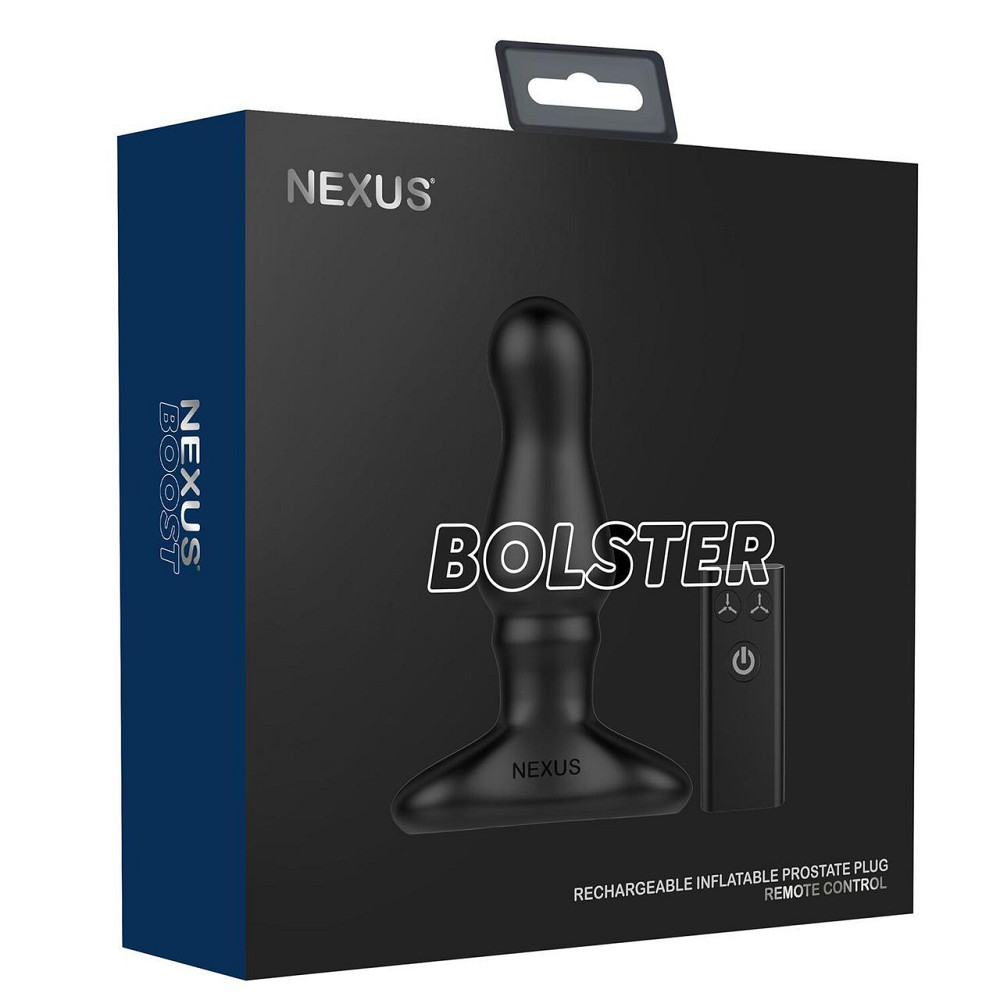 Анальна вібропробка Nexus Bolster з надувною головкою для чоловіків, пульт ДК Sex Aura Київ - фото 5