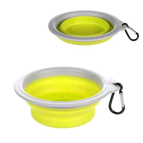 Flamingo Travel Bowl Bubo ФЛАМІНГО БУБО складана миска з карабіном для собак та котів Київ