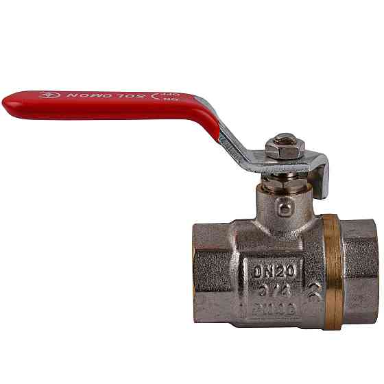 Кран кульовий прямий SOLOMON 3/4″ ВВ КР PN40 B1001 (000029403) Киев