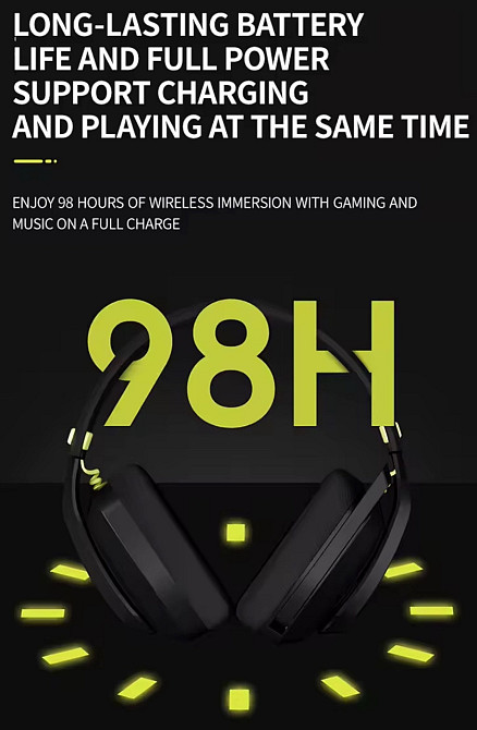 Беспроводные игровые наушники гарнитура с микрофоном 2.4 vgn vxe v1. Харьков - изображение 2