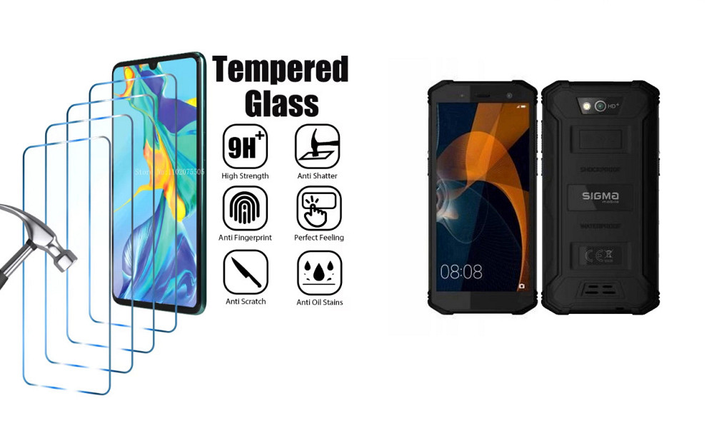 Захисне скло ArmorGlass для Sigma mobile X-treme PQ36 – стійке до подряпин та ударів Київ - фото 1