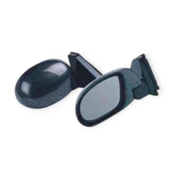 Дзеркало заднього виду зовнішнє універсальне на шарнірі карбон (к-кт 2 шт) 2101-2107 Мукачево
