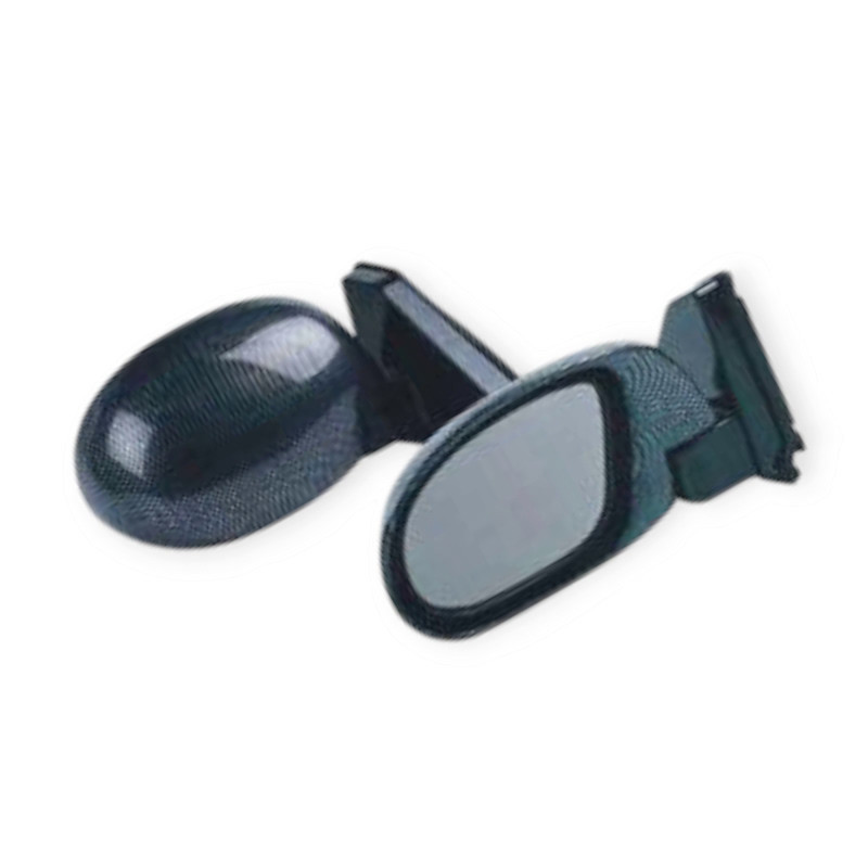 Дзеркало заднього виду зовнішнє універсальне на шарнірі карбон (к-кт 2 шт) 2101-2107 Мукачево - фото 1