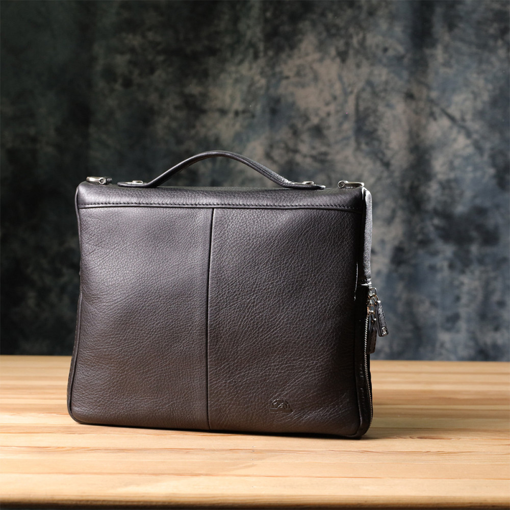 Мужская сумка для планшета из мягкой натуральной кожи Tony Perotti 20846_1 (9594-28) nero Черный Киев - изображение 10