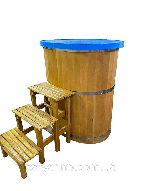 Купиль 120*80*130 с ольхи и крышкой Киев - изображение 1