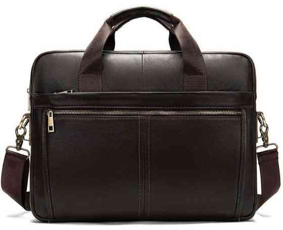 Сумка чоловіча під ноутбук Vintage 14670 Коричнева Київ