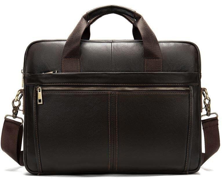 Сумка чоловіча під ноутбук Vintage 14670 Коричнева Київ - фото 2