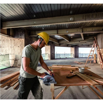 Дисковая пила Bosch GKS 140 + Пильный диск Eco for wood (0.601.6B3.020) Винница - изображение 7