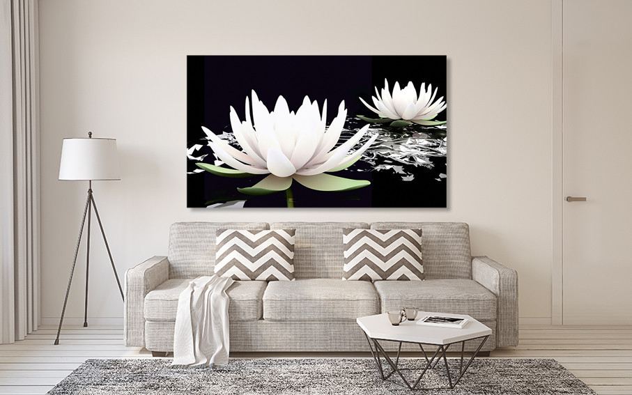 Картина холст в гостиную / спальню  Лотос      MLP_82 70x140 см Киев - изображение 2