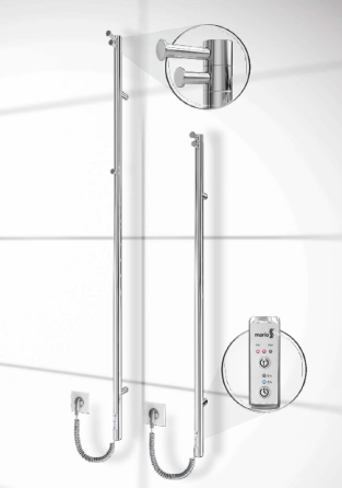 Електрична рушникосушарка Mario Рей-I 1100x30/130 TR з таймером і регулятором Київ