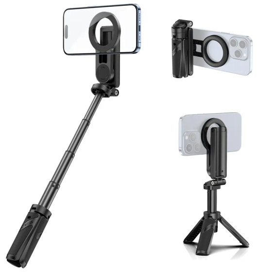 Селфи-монопод Ulanzi JJ03 3-in-1 Magnetic Phone Tripod with Remote Control Black Одесса