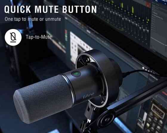 Динамічний USB/XLR Мікрофон Fifine K688. Харків