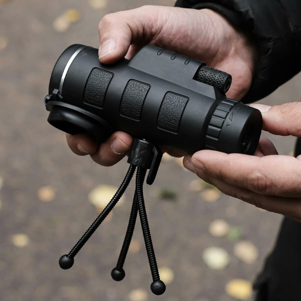 Монокуляр 40x60 з триногою та кліпсою для смартфону TELESCOPE KL-1040 SBR Київ - фото 2