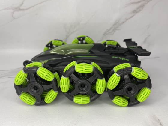 Б/В Трюкова машинка-перевертень Stunt Spray Truck PRO 6WD 1:18, 2.4 GHz, обертання 360°, LED, парогенератор, акумулятор, зелена Київ