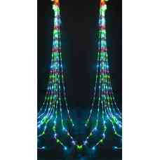 Гирлянда-водопад (Curtain-Lights) Itrains-480-M внутренняя, пров.:прозрачный, 3*3м (Разноцветная) 39 Киев