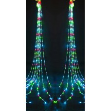 Гирлянда-водопад (Curtain-Lights) Itrains-480-M внутренняя, пров.:прозрачный, 3*3м (Разноцветная) 39 Киев - изображение 1