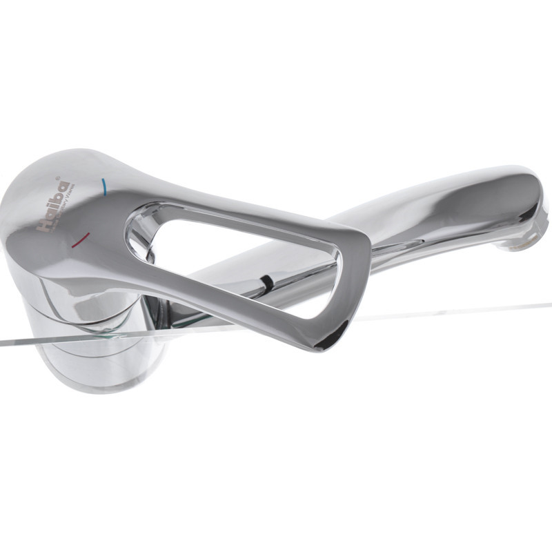 Змішувач для умивальника Haiba Germes 004 з виливом 15 см (HB0765) Харків - фото 3