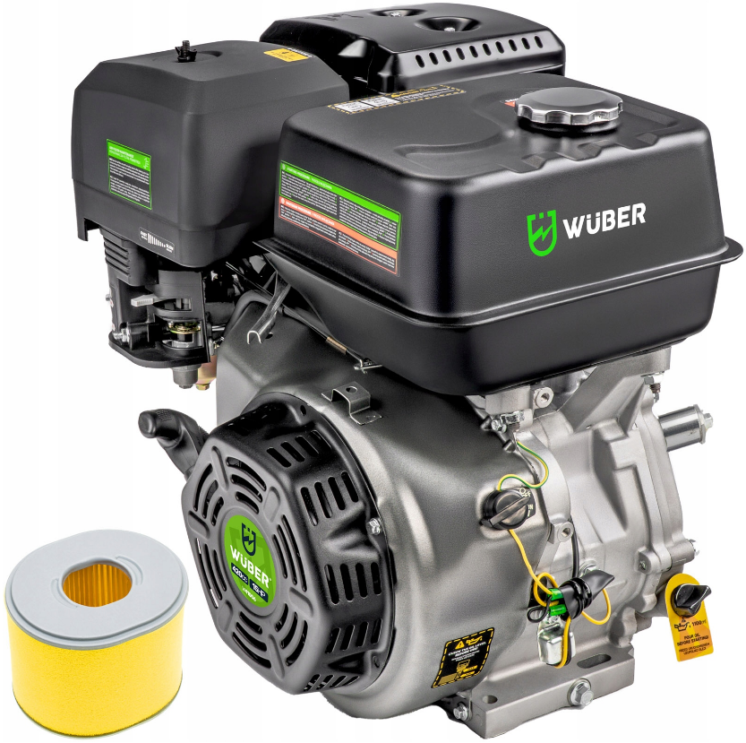 Двигатель внутреннего сгорания 420см3 15л.с. ВАЛ 25,4мм Wuber W41006 (Польша) Киев - изображение 1