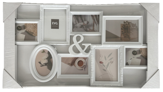 Мультирамка EVG INNO ZB-8-4378 WHITE COLLAGE 8 (6992361) Київ