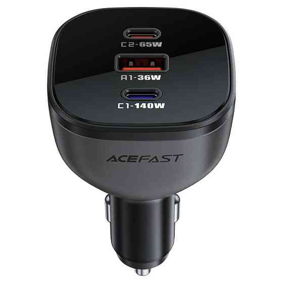 Автомобільний зарядний пристрій ACEFAST B14 165W (2*USB-C+USB-A) 3-port car charger Black Київ
