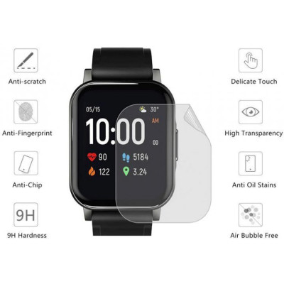 Плівка захисна Drobak Hydrogel Xiaomi Mi Watch Lite(2 шт) (313142) (313142) Вінниця - фото 2