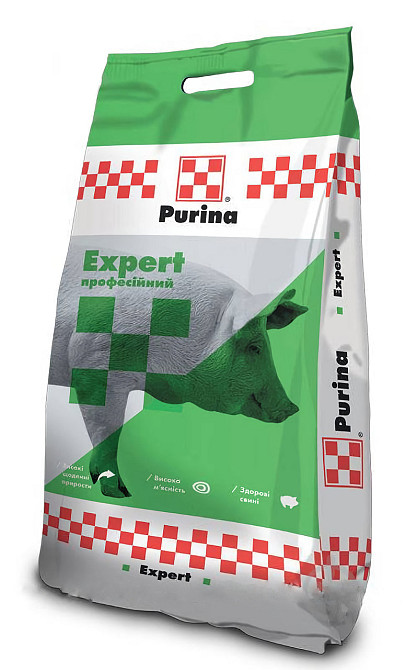 Концентрат Purina Cargill Expert оптимум для свиней (стартер 15%, гроуер 12.5%, фінішер 10%), 10 кг Вінниця - фото 1