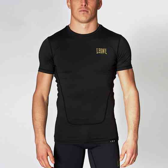 Рашгард із коротким рукавом Leone Black/Gold L Кам'янське