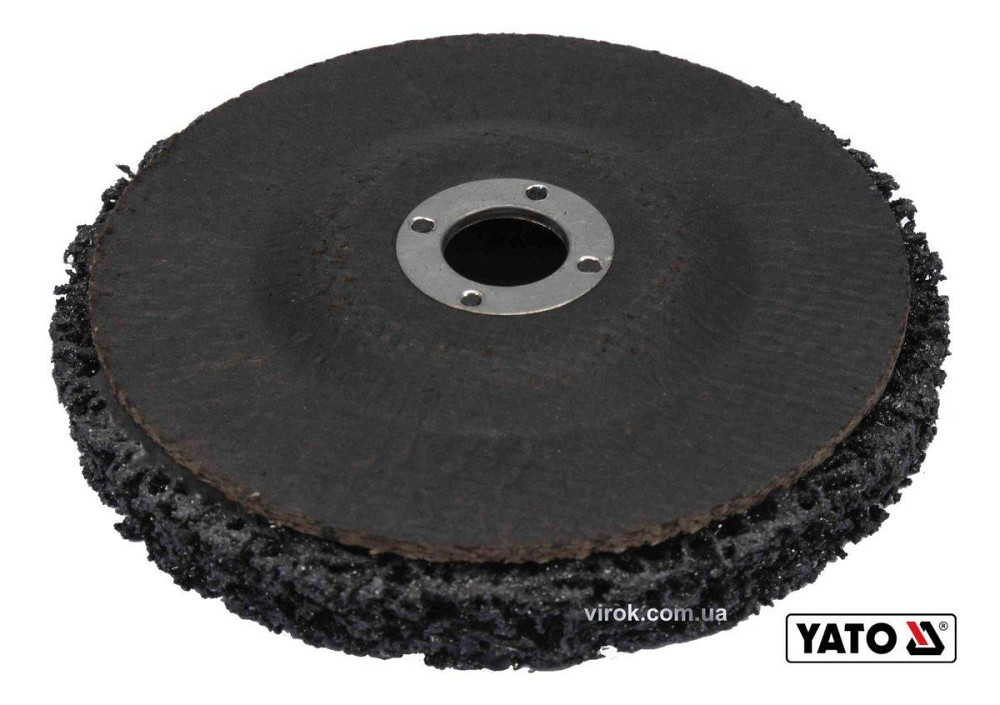 Круг зачистний нетканий YATO : Ø= 125 мм, 12500 об/хв, гайка М14 до КШМ [6/36] Одесса - изображение 1