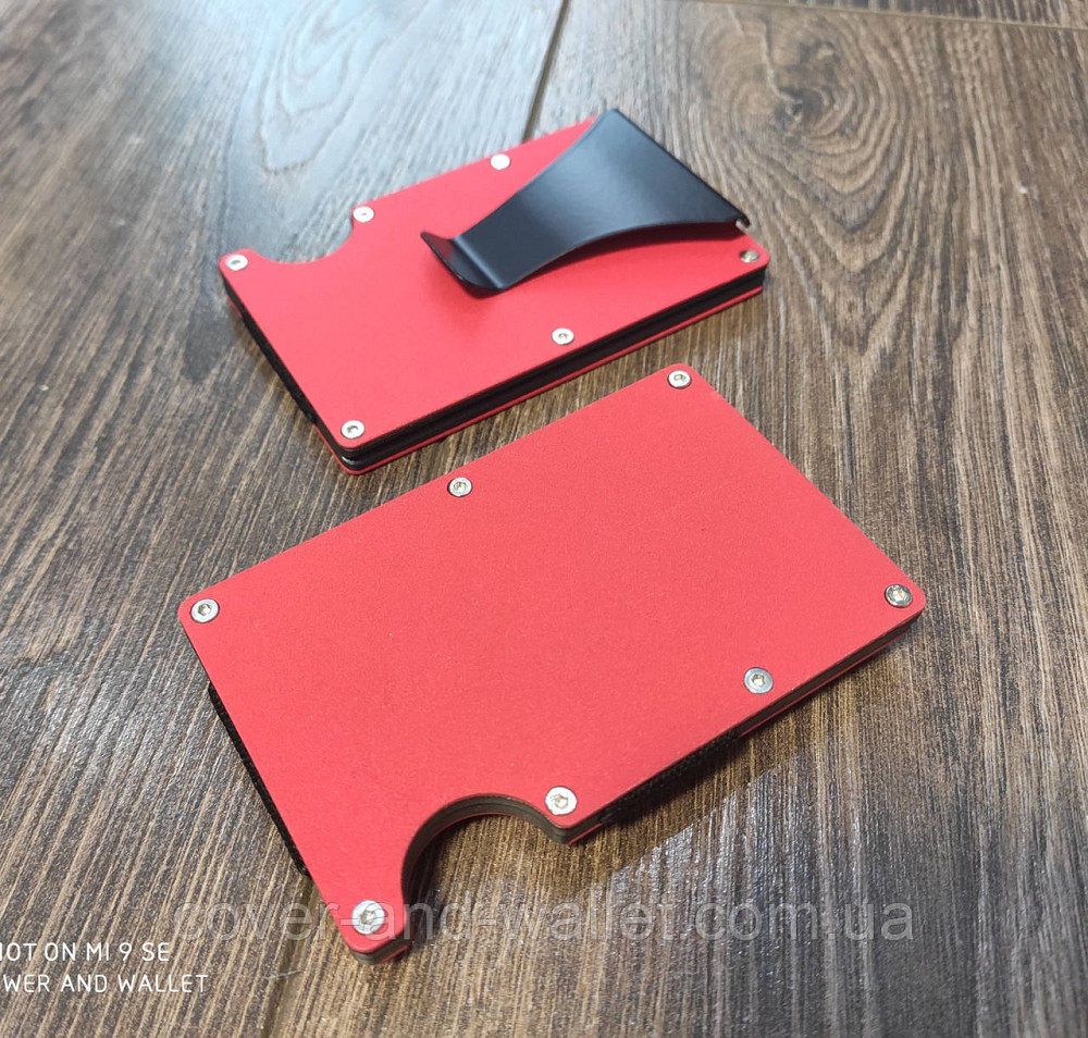 Металевий картхолдер затискач для купюр і карток Київ - фото 8