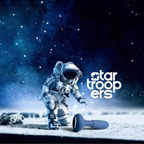 Анальний вібратор з пультом Dream Toys Startroopers Titan з обертовими кульками, синій Sex Aura Київ - фото 7