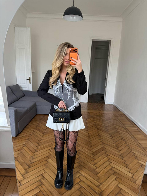 Жіночий піджак з мереживним гіпюром Одеса - фото 4