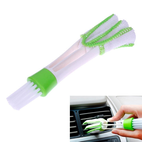 Щетка 2-в-1 для чистки кондиционера авто, жалюзи, клавиатуры, двухсторонняя Киев - изображение 1