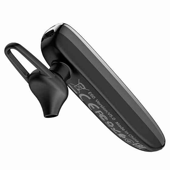 Bluetooth бездротова гарнітура HOCO E60 Brightness business Bluetooth гарнітура, колір чорний 6931474751058 Одеса