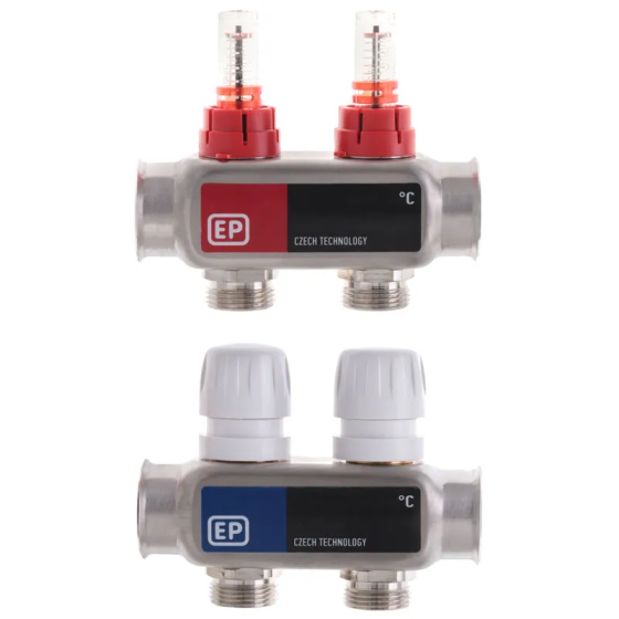 Колекторний блок з витратомірами EUROPRODUCT EP.S1110-02 1 "x2 (EP4978) Київ
