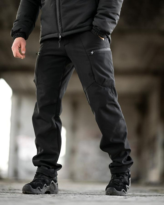 Зимний тактический костюм PANCER черный ТР6498 Одесса - изображение 17