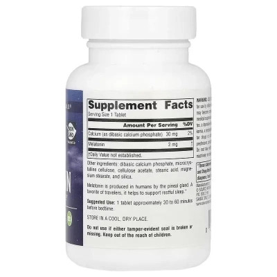 Витаминно-минеральный комплекс Source Naturals Мелатонин медленного высвобождения, 2 мг, Melatonin, 240 табл (SNS-00064) Винница - изображение 2