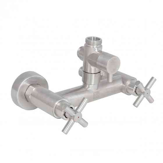 Душевая система пристенная Lidz Wind 16D-SES сатин Киев