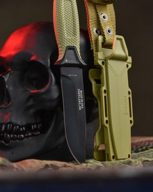 Оригінальний ніж Ніж Gerber Strongarm Fixed Blade oliva Одеса - фото 6