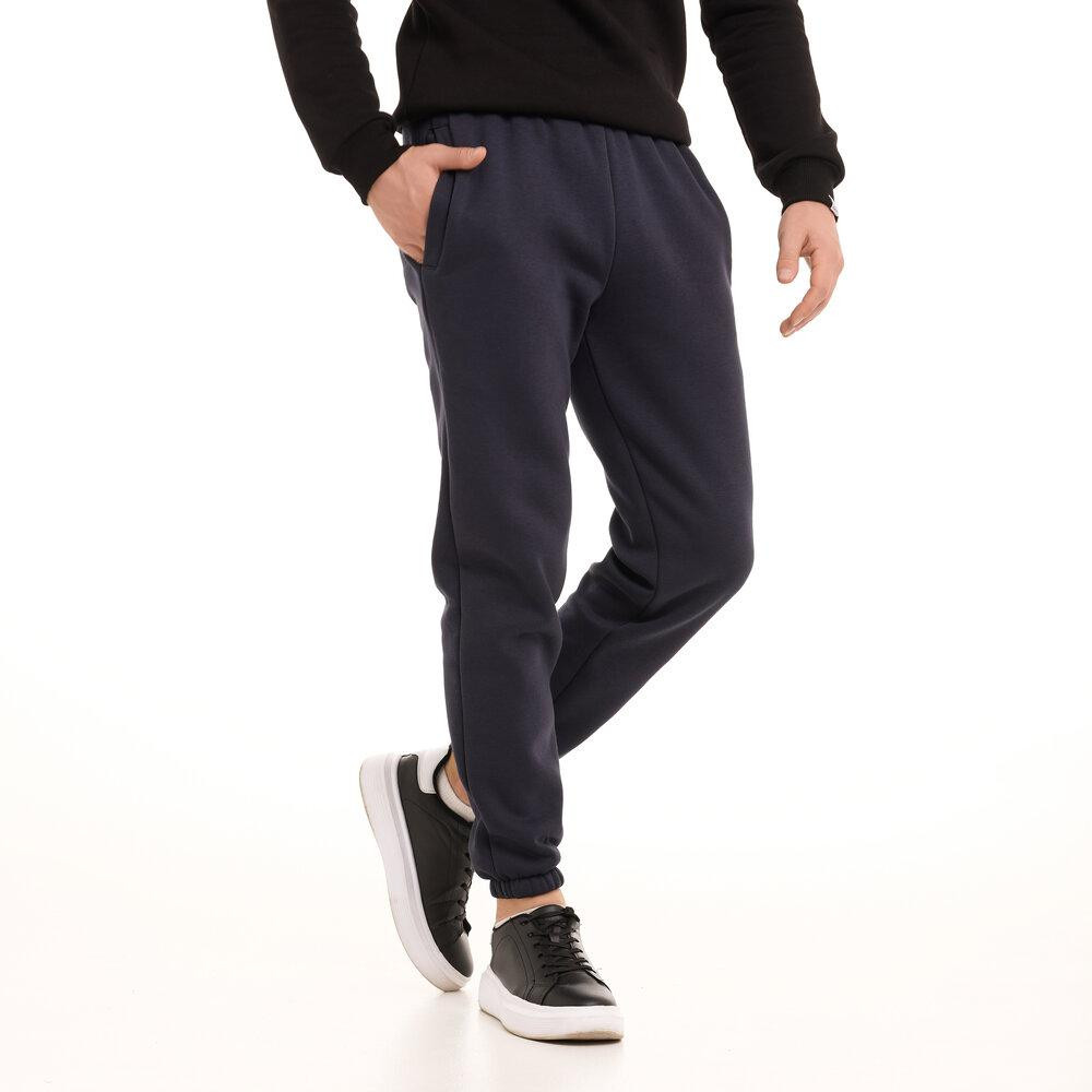 Чоловічі штани джогери з кишенями темно-сині Pobedov 007 ЗИМА Київ - фото 2