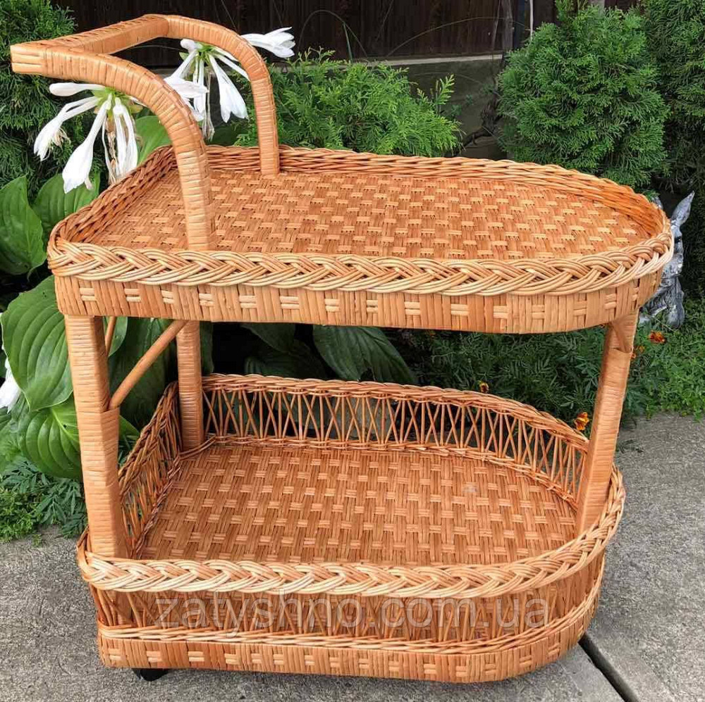 Стіл-підставка плетений на колесах Київ - фото 7