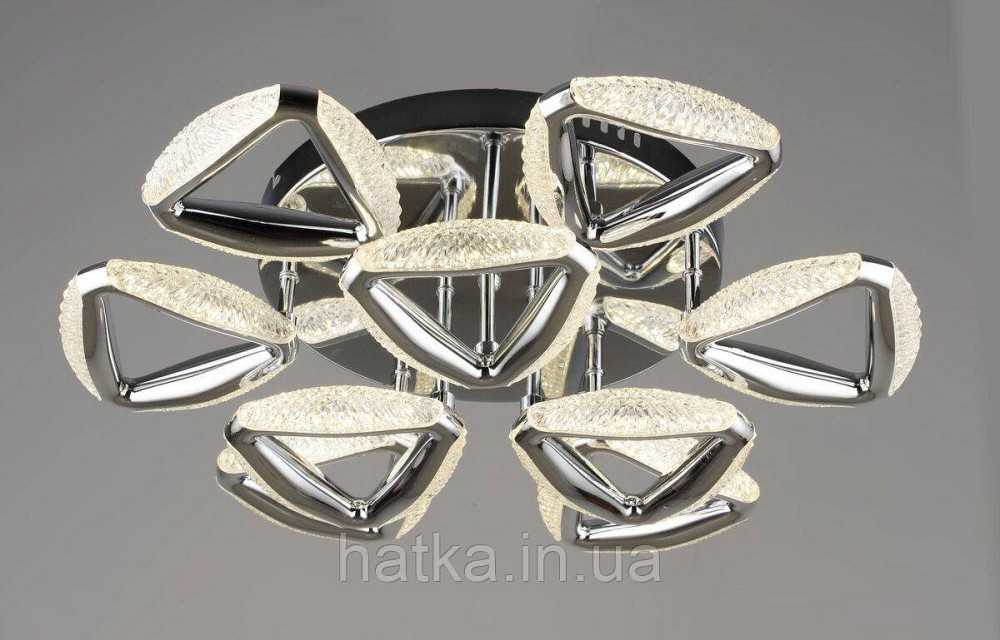 Люстра світлодіодна акрилова Sirius B YH1302/9 CH 54W Київ - фото 1