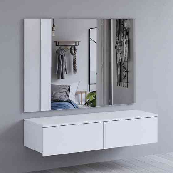 Комплект меблів Doros Левія + дзеркало Біле 100х32х100 (DRS-011841) Дніпро
