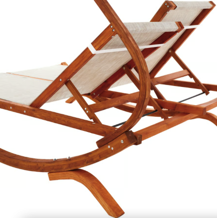 Садовий шезлонг Di Volio Pionza двомісний бежевий Київ