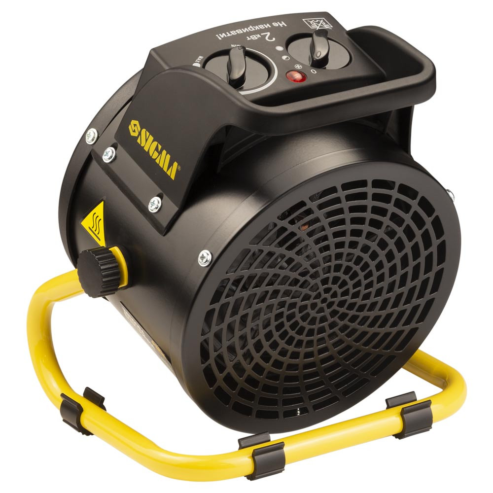 Sigma Электрическая тепловая пушка с керамическим нагревателем 2.0кВт (металл) SIGMA (5359461) Коломыя - изображение 3