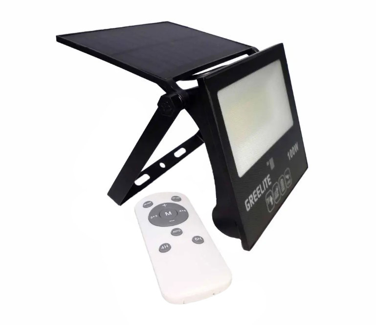 Ліхтар вуличний на стовп JX-010 100 W 9022, із сонячною панеллю Вінниця - фото 1