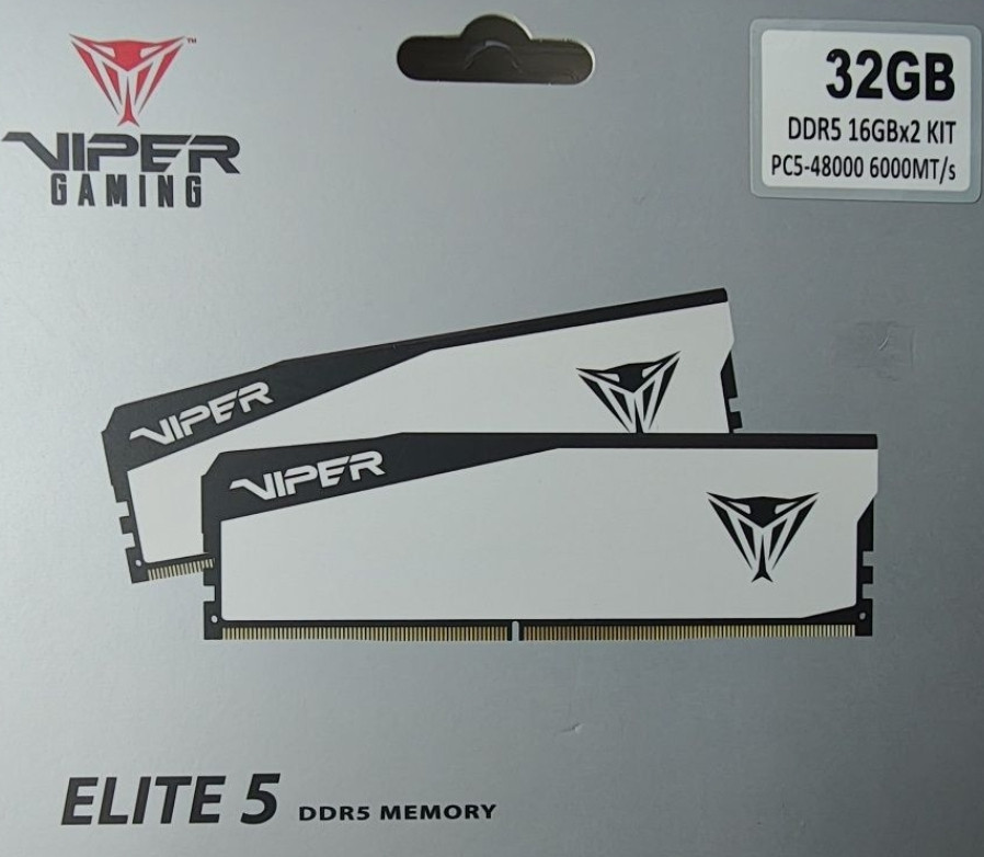 Память DDR5 32GB 6000 Patriot Viper Elite 5 ГАРАНТИЯ Киев - изображение 2
