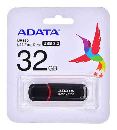 Flash A-DATA USB 3.2 UV150 32Gb Black Киев