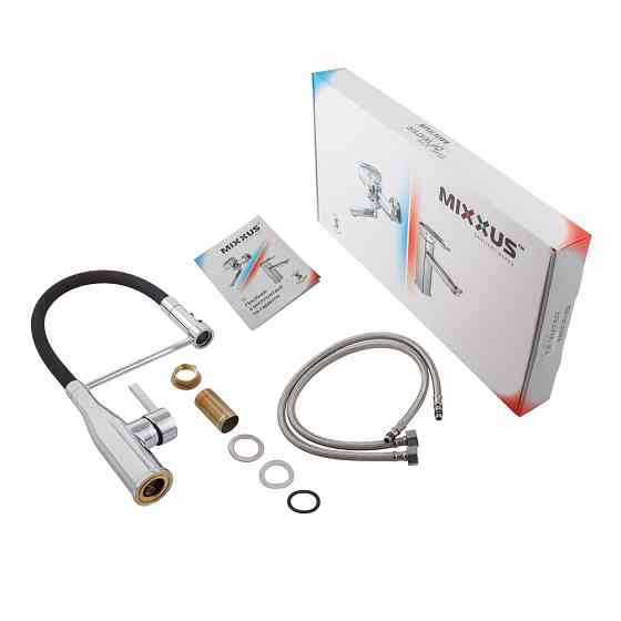 Кухонний змішувач Mixxus Premium Summer 017 REFL.BLACK MI6960 Харків